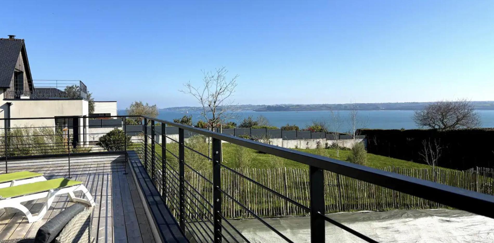 Villa Armor Vue Mer Et Spa Carantec Bagian luar foto
