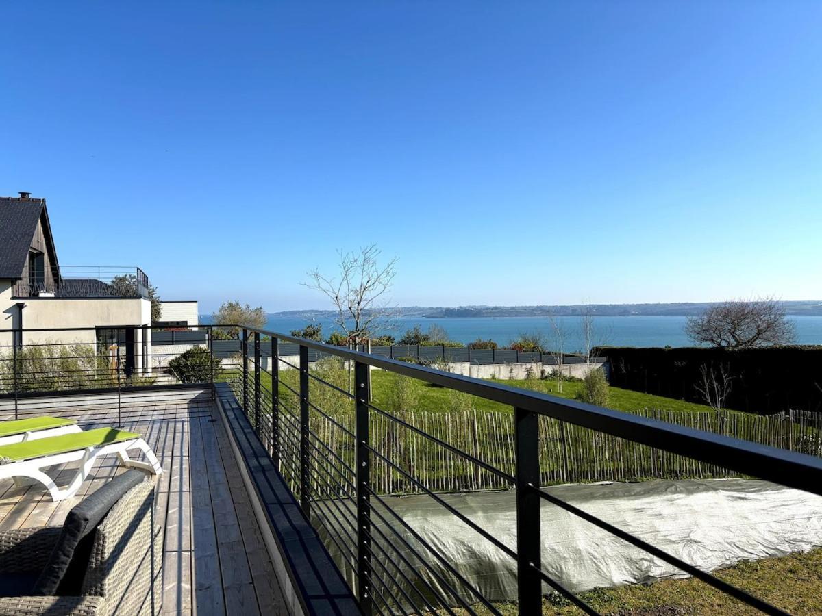 Villa Armor Vue Mer Et Spa Carantec Bagian luar foto