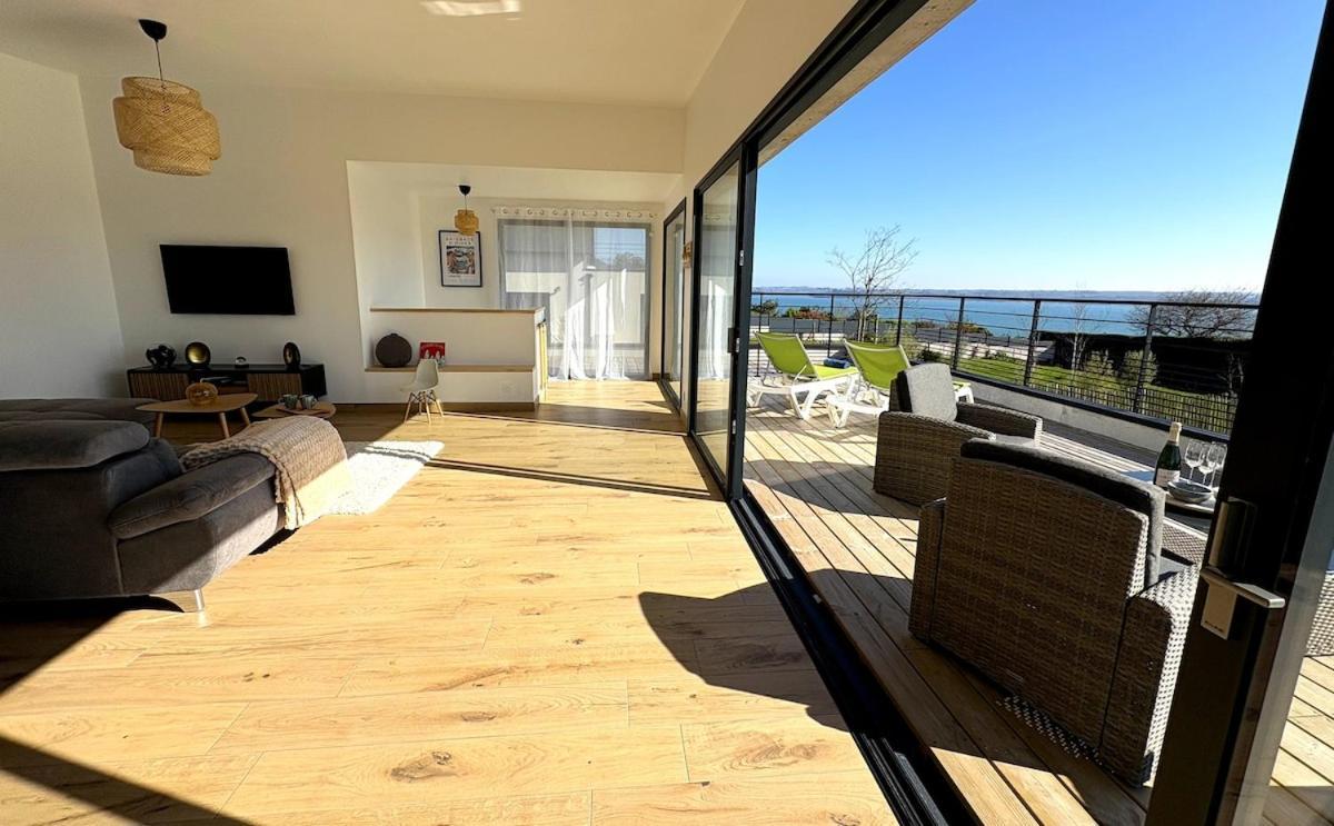 Villa Armor Vue Mer Et Spa Carantec Bagian luar foto