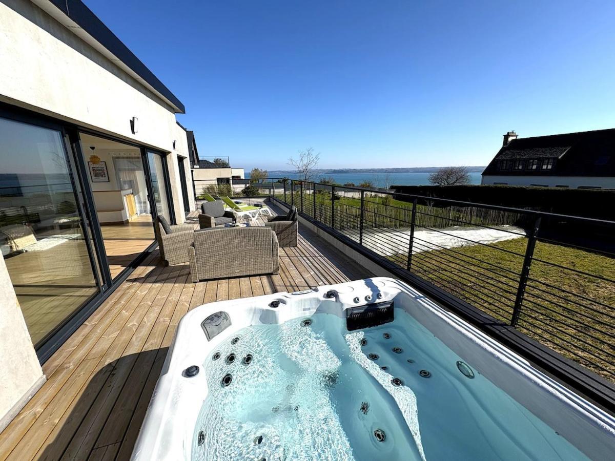 Villa Armor Vue Mer Et Spa Carantec Bagian luar foto